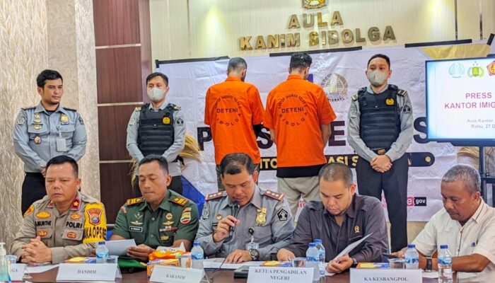 Imigrasi Sibolga Amankan Dua Warga Negara Asing Asal Iran