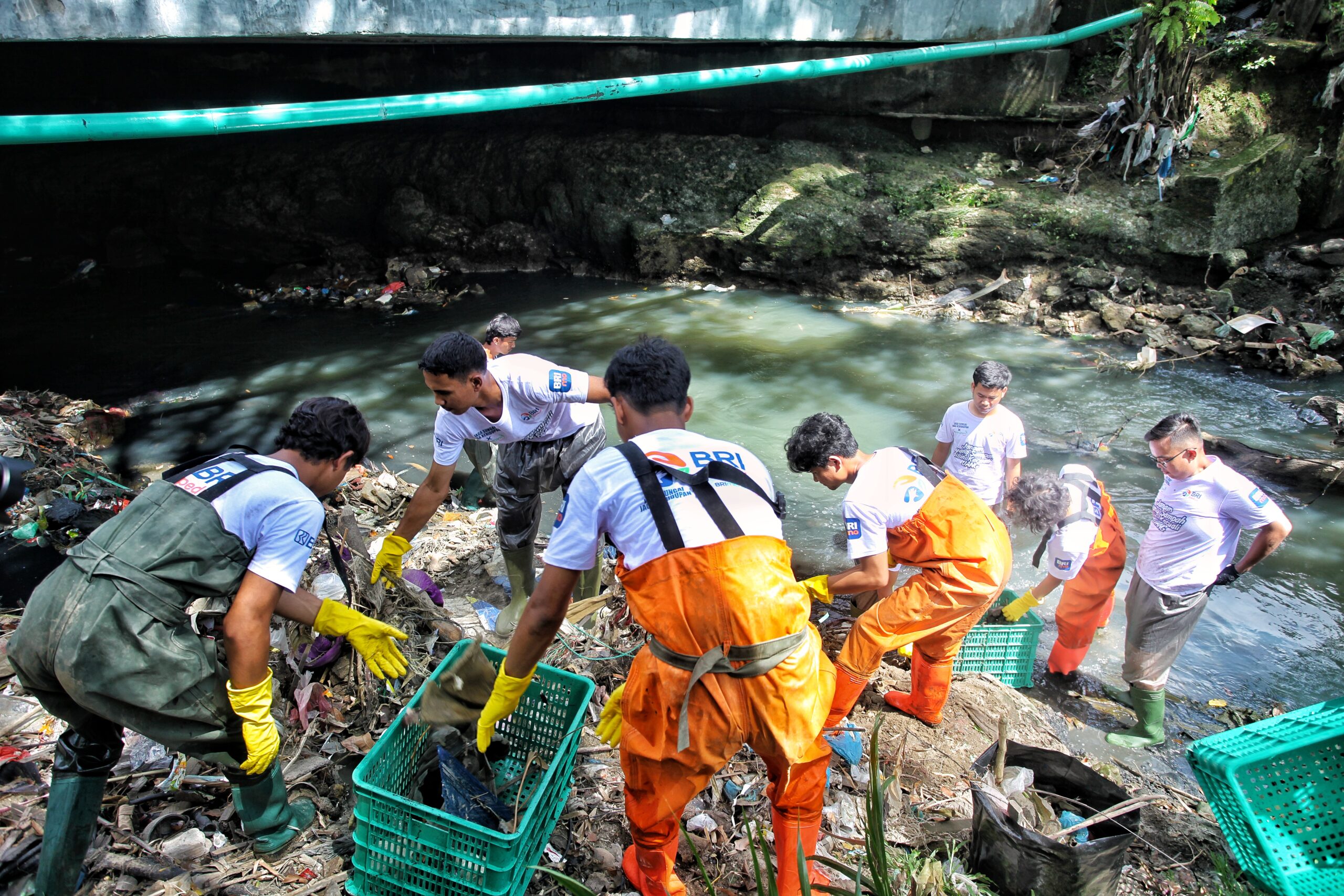 Jaga Sungai Jaga Kehidupan, BRI Regional Office Medan Kembalikan Sungai sebagai Penyangga Kehidupan