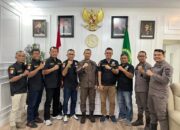 Pengurus Perbakin Silaturahim Kajari Binjai