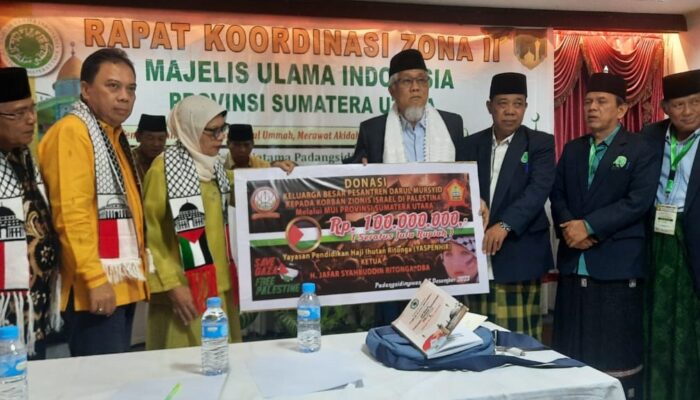 Darul Mursyid Serahkan Donasi Seratus Juta Ke Palestina