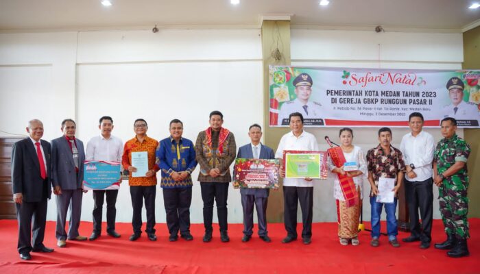 Pesan Bobby Nasution Di Safari Natal: Jangan Sampai Terpecah Belah, Jaga Terus Kerukunan