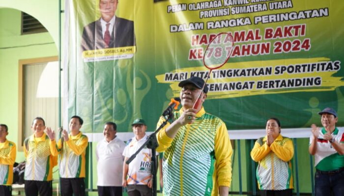 Kanwil Kemenag Sumut Gelar Pekan Olahraga HAB Ke 78