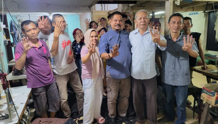 Pelaku Usaha Konfeksi Di Jalan Bromo Dukung Rahudman Jadi Anggota DPR RI