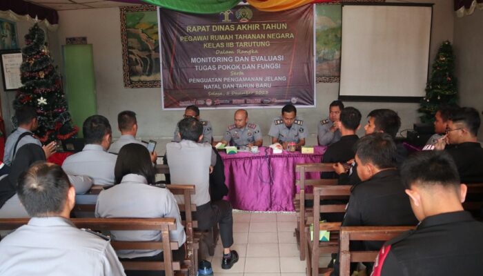 Rutan Tarutung Evaluasi Kinerja 2023 Dan Susun Rencana Kerja 2024