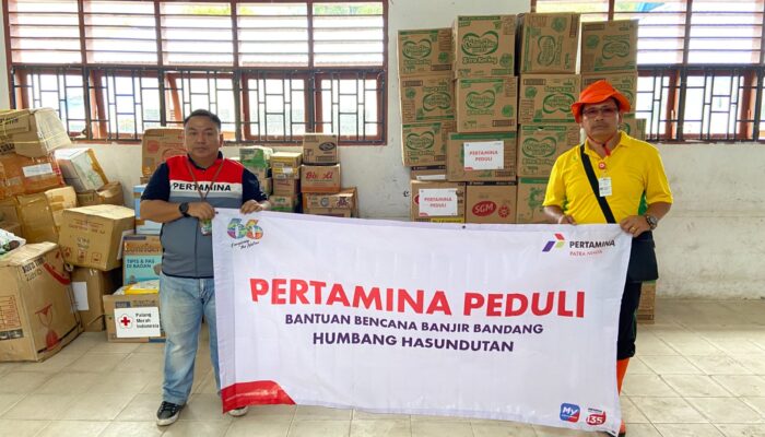Pertamina Peduli Bantu Korban Bencana Banjir Bandang Di Humbahas