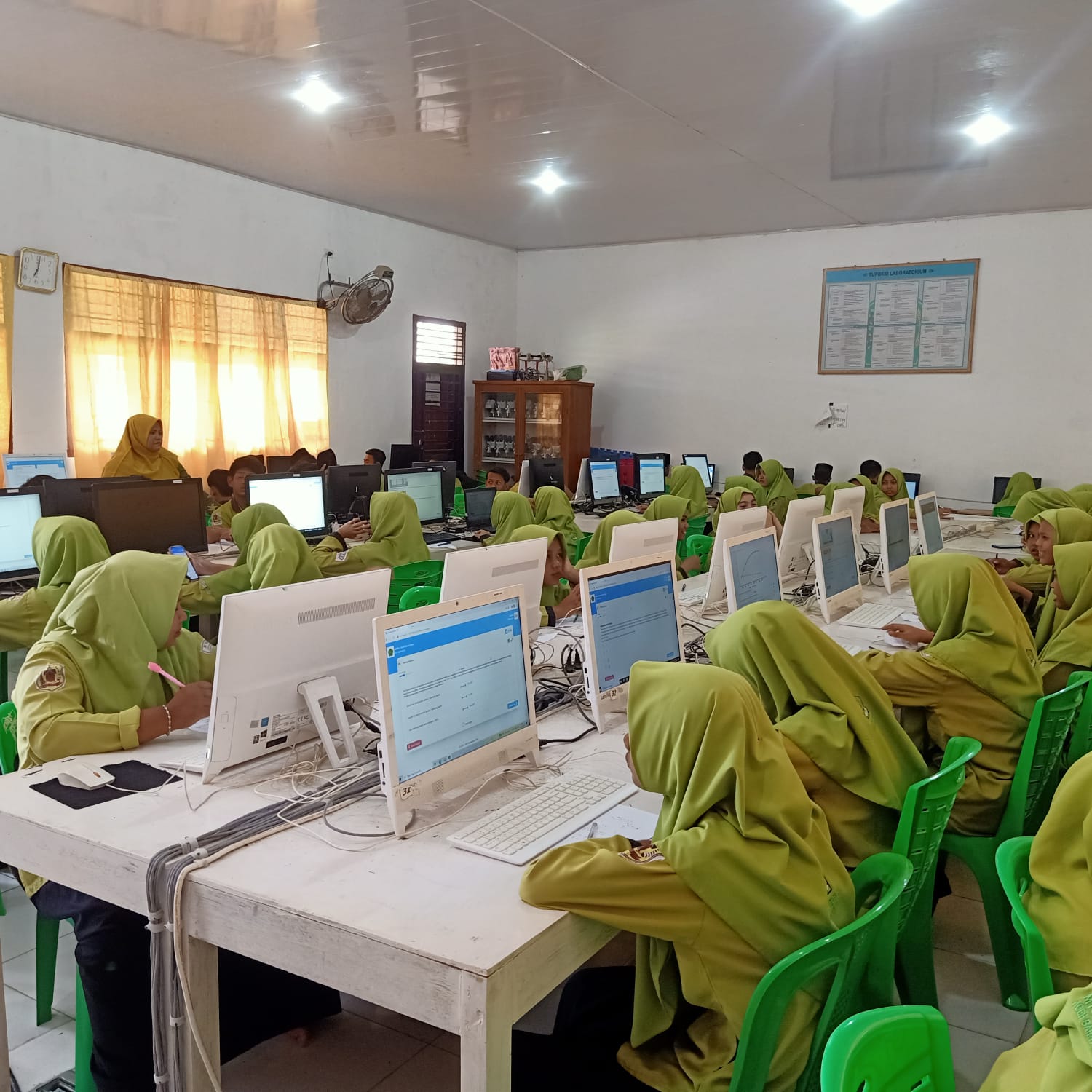 MPD Abdya Monitoring Ujian Semester