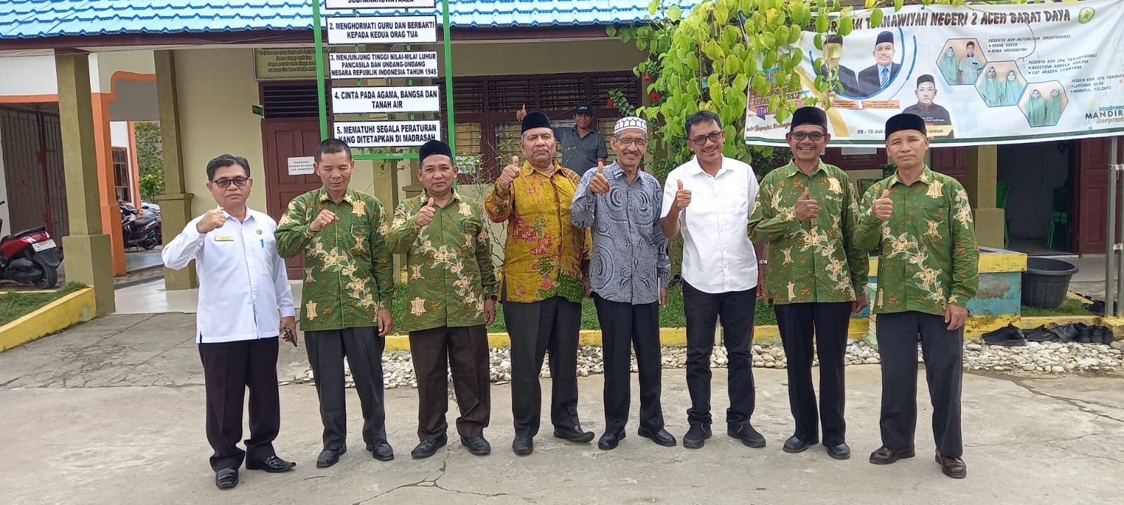 MPD Abdya Monitoring Ujian Semester