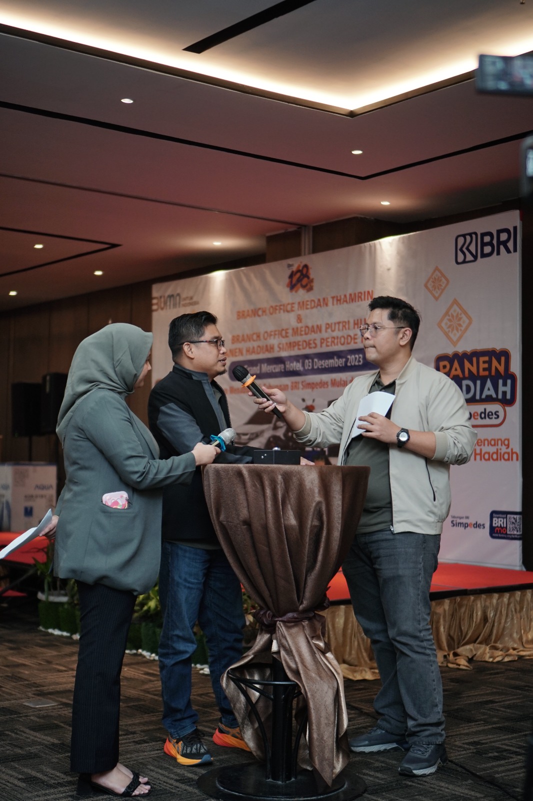 BRI BO Medan Thamrin-BRI Medan Putri Hijau Kembali Gelar Panen Hadiah Simpedes Periode 1 Tahun 2023