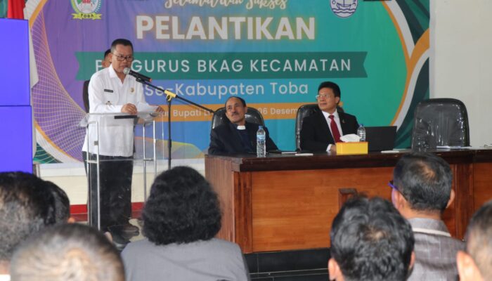 BKAG Se-Toba Dilantik, Ini Kata Bupati
