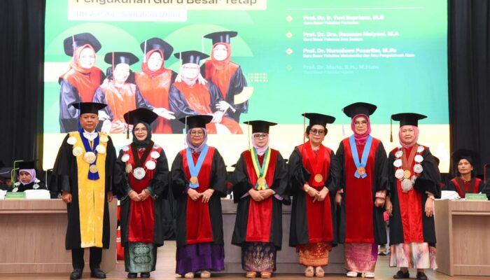USU Kukuhkan Lima Guru Besar