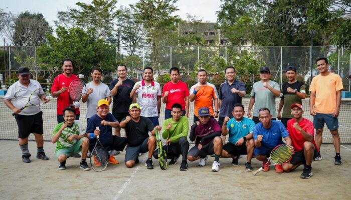 Berlangsung Seru, Turnamen Tenis Lapangan Meriahkan Peringatan HUT Korpri ke -52 di Kota Medan