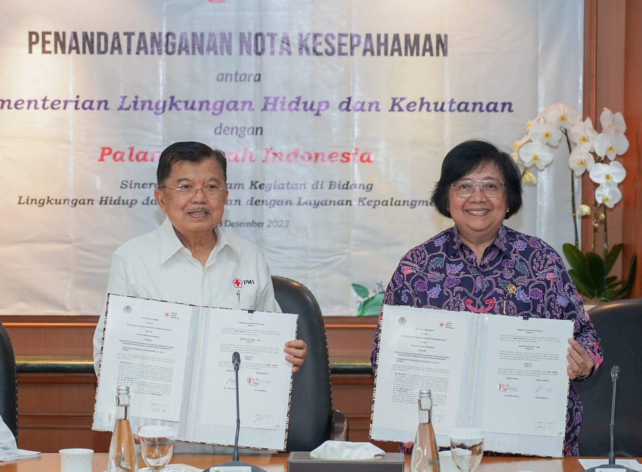 KLHK- PMI Jalin Kerja Sama Bidang LHK Dan Layanan Kepalangmerahan Indonesia