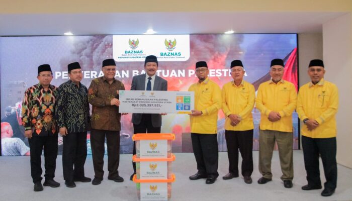 Prof Hatta Serahkan Infak Rp 2 M  Untuk Palestina Melalui Baznas RI