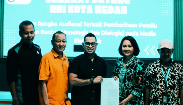 Terkait Pemberitaan Pemilu, RRI Medan Audiensi Ke KPID Sumut