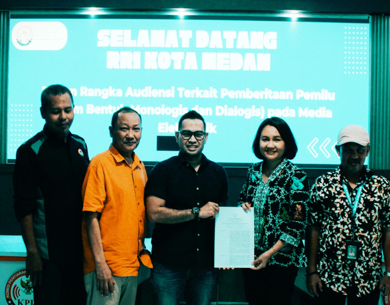 Terkait Pemberitaan Pemilu, RRI Medan Audiensi Ke KPID Sumut