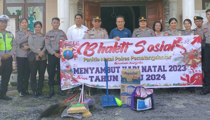 Polres P.Siantar Baksos Sambut Natal 2023