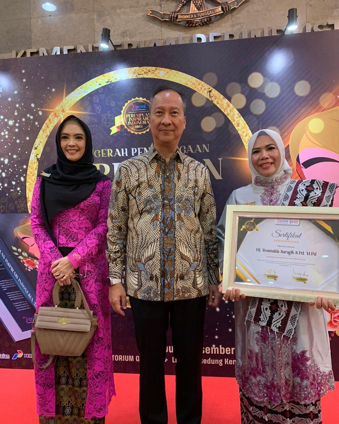 Rosmaida Saragih Raih Anugerah PII 2023