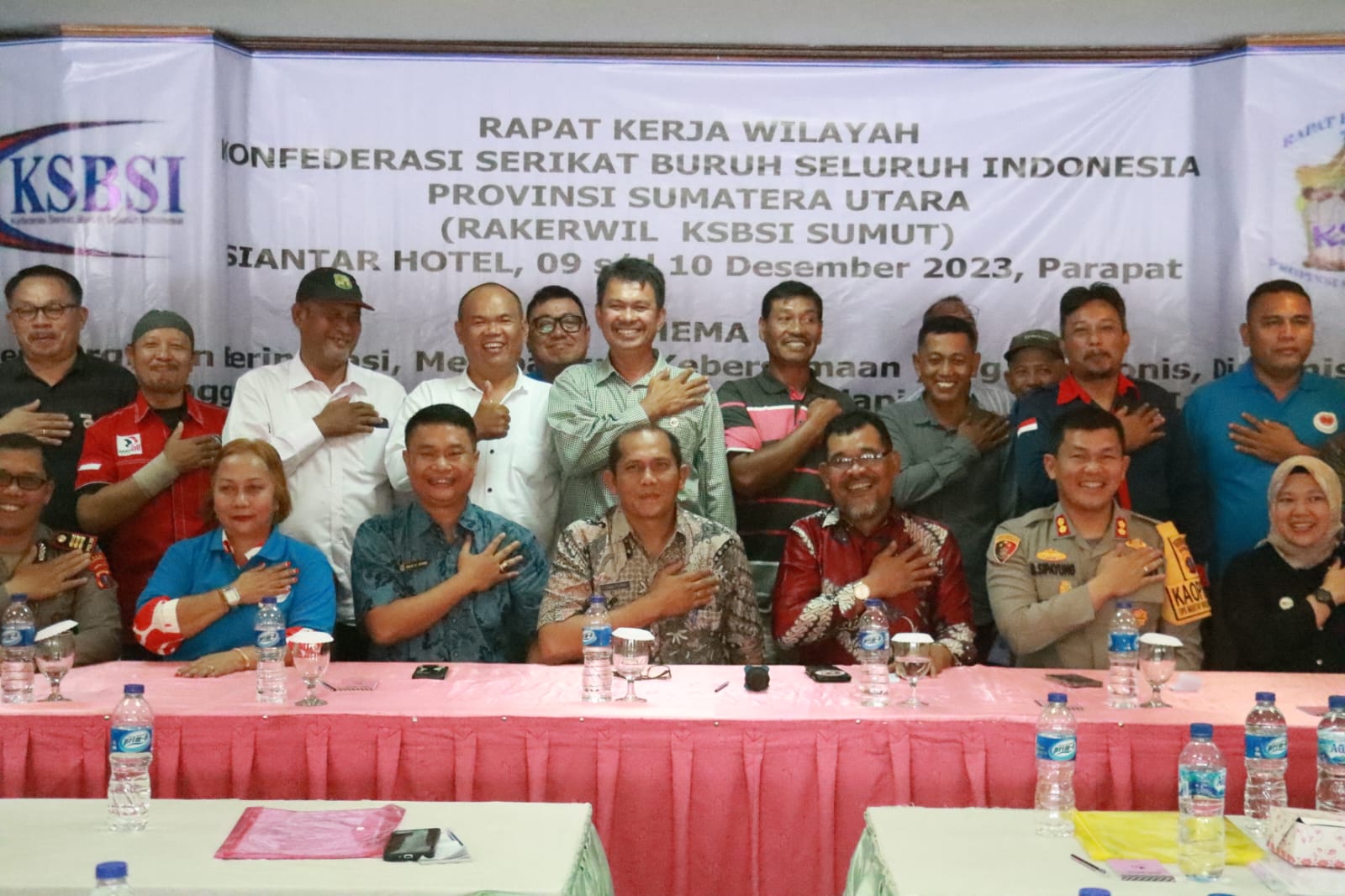 Kapolres Simalungun Wakili Kapoldasu Buka Rakerwil FSBSI Di Parapat