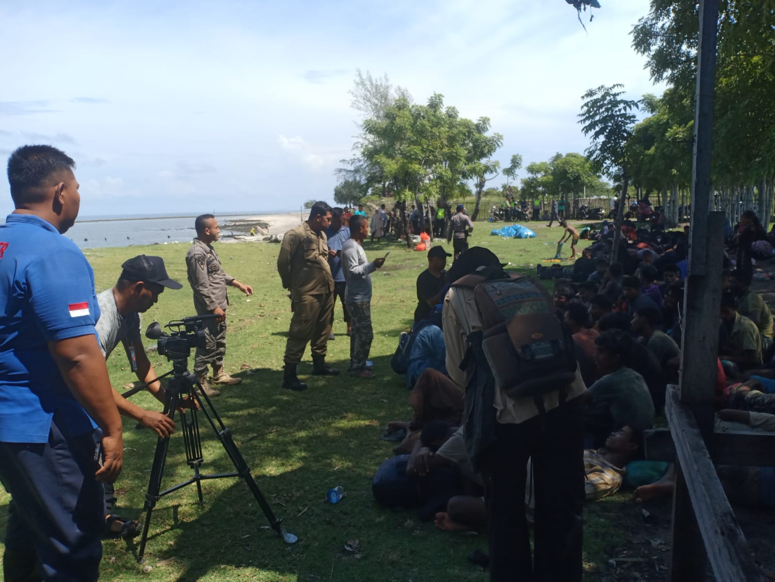 Kali Ini 135 Warga Rohingya Damparkan Kapalnya Di Pantai Blangulam