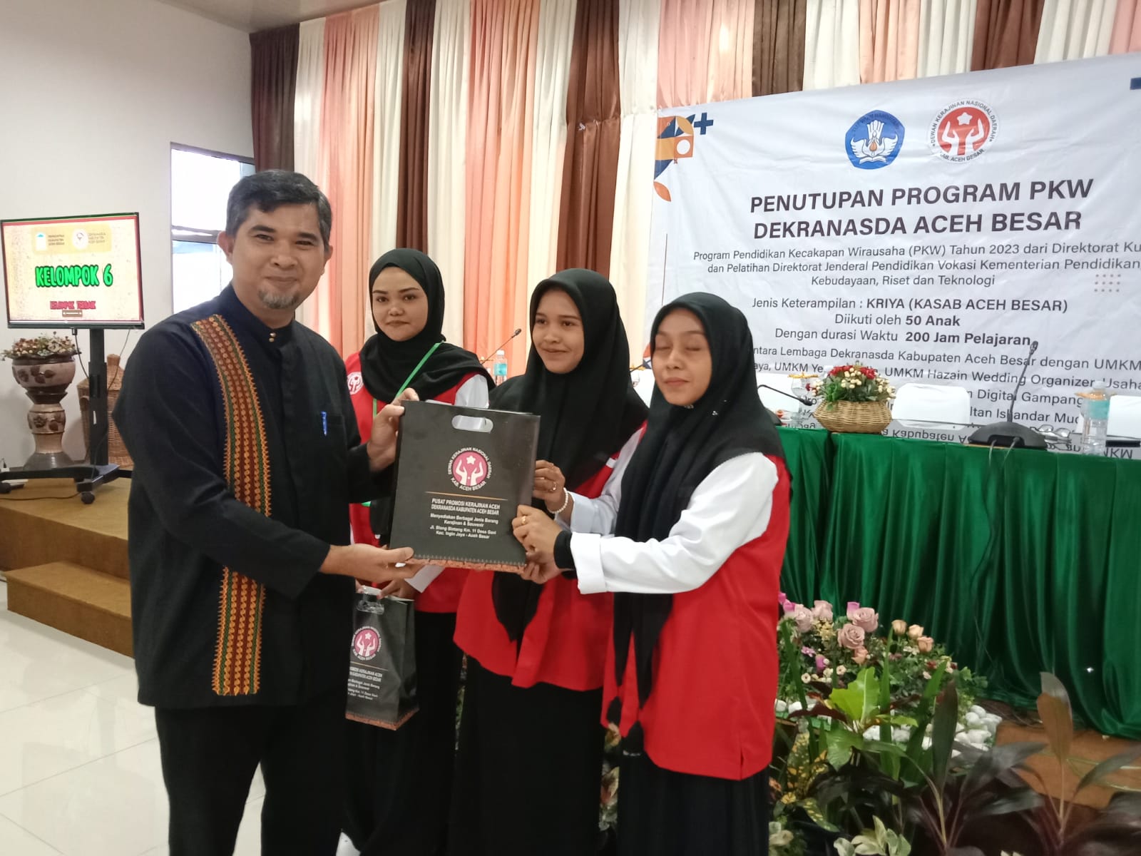 Peserta Pelatihan Kriya Kasab Aceh Besar Hasilkan Karya Layak Pasar