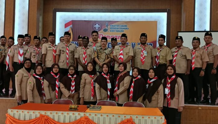 Agus Salim Pimpin Kwarcab Gerakan Pramuka Aceh Tamiang