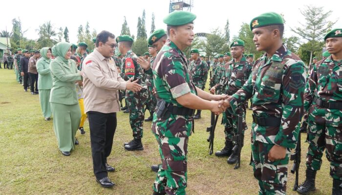 555 Prajurit Satgas Yonif 116/GS Dikirim Ke Papua