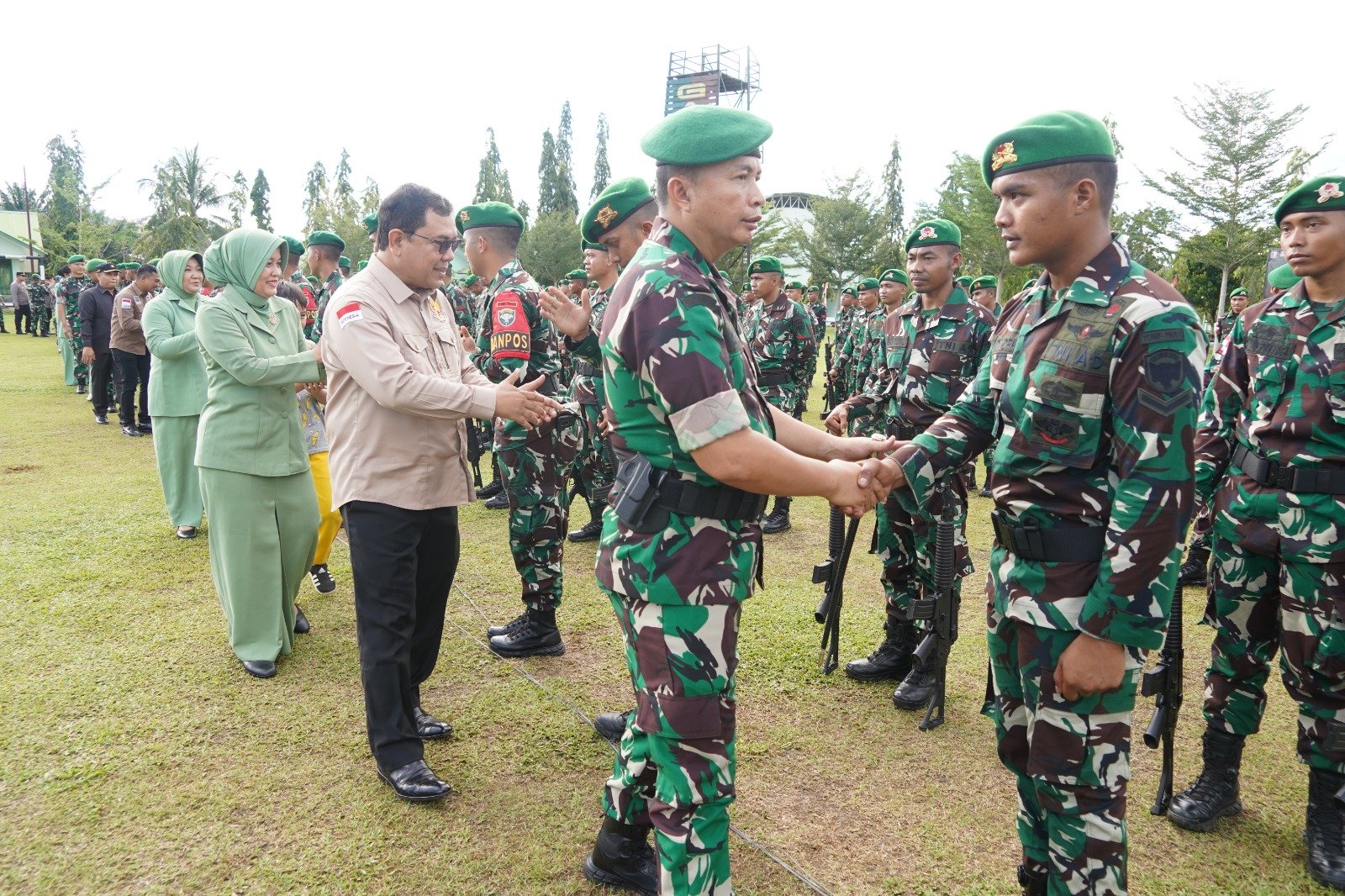 555 Prajurit Satgas Yonif 116/GS Dikirim Ke Papua