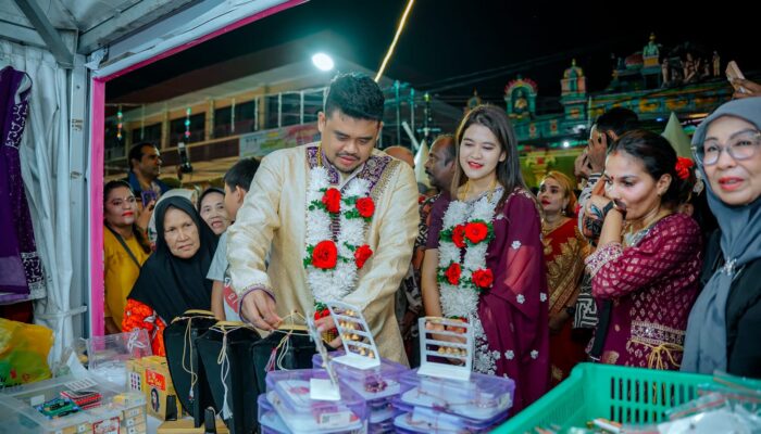 Hadiri Perayaan Deepavali Bersama Ribuan Umat Hindu, Bobby Nasution Dukung Deepavali Jadi Libur Nasional