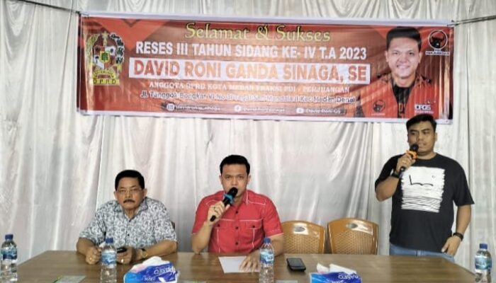 Reses David Roni G Sinaga, Warga Banyak Mengeluhkan Bansos dan LPJU