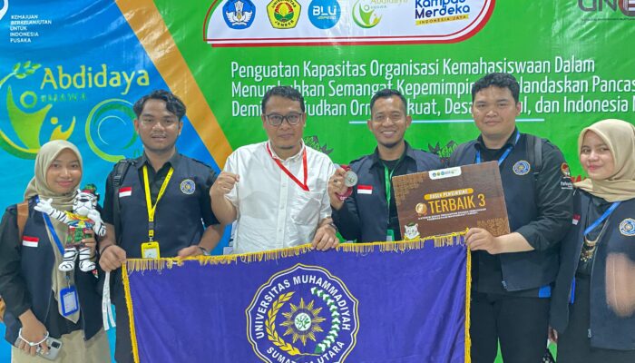 Tim PPK ORMAWA HMJ KSFISIP UMSU Juara 3 Nasional