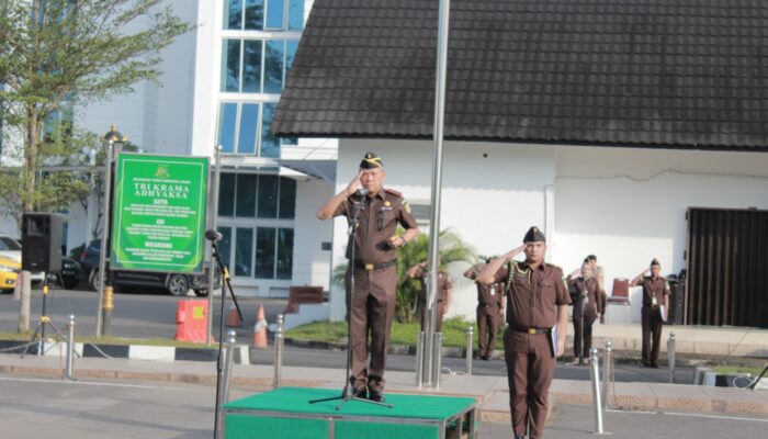 Apel Pagi, Kajati Sumut Ajak Seluruh Jajaran Tingkatkan Kinerja Dan Kualitas Penanganan Perkara