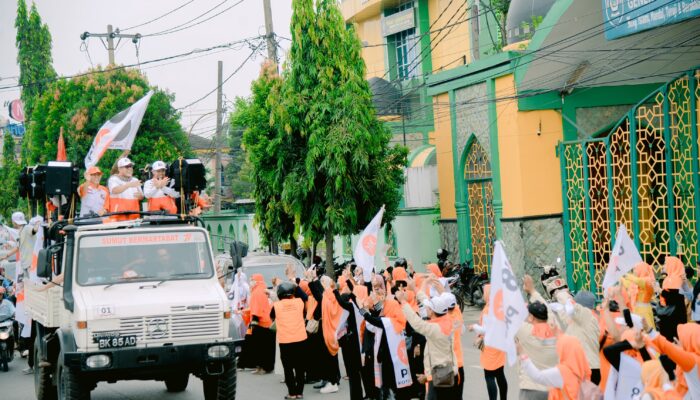 PKS Sumut Gelar Flashmob, Sosialisasikan Caleg dan Gagasan Partai