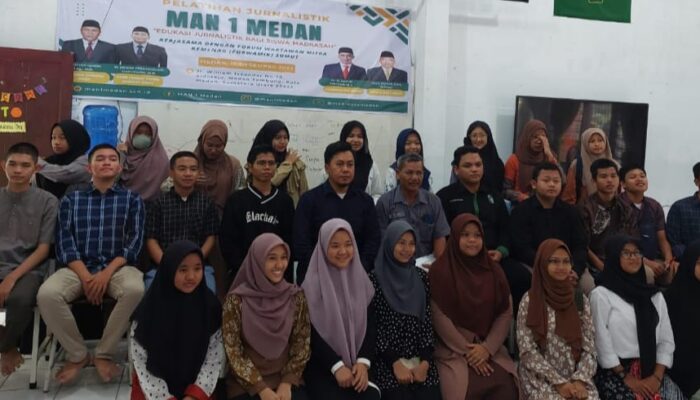 Forwamik Sumut Edukasi Siswa MAN 1 Medan Ilmu Jurnalistik