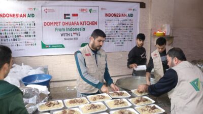 Dompet Dhuafa Salurkan 3.000 Paket Makanan Setiap Hari di Gaza