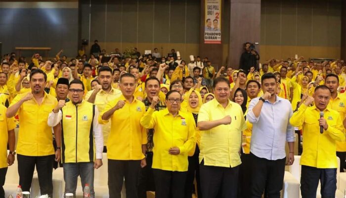 Ketum Partai Golkar Di Medan, Seluruh Kader Agar Menangkan Prabowo-Gibran