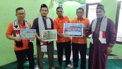 Baperoh Islam Kantor Pos KCU Medan dan Regional I Sumut Salurkan Donasi Palestina
