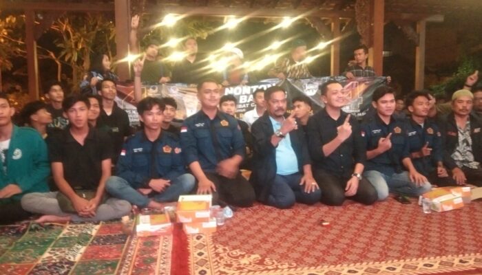Caleg NasDem Rahudman Harahap Nobar Debat Capres Bersama Milenial