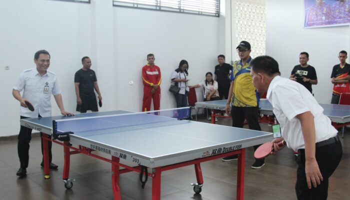 Semangat dan Kebersamaan Warnai Turnamen Tenis Meja HUT ke-52 Korpri Medan