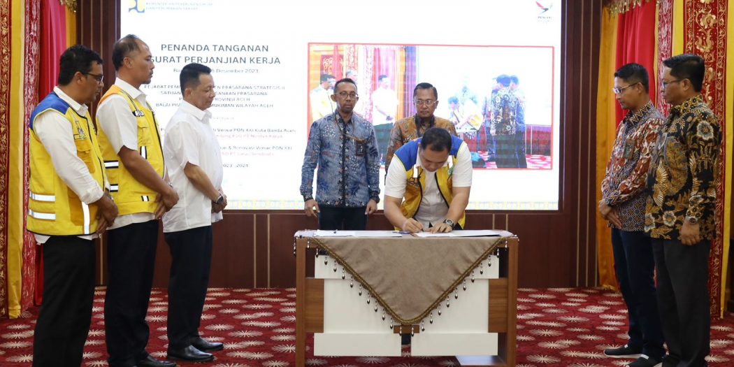 Pj Gubernur Aceh Ajak Masyarakat Kawal Pembangunan Venue PON