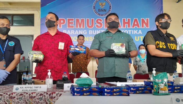 BNN Gagalkan Pengiriman 3 Kg Sabu Dari Batangkuis Ke Sulawesi Tengah