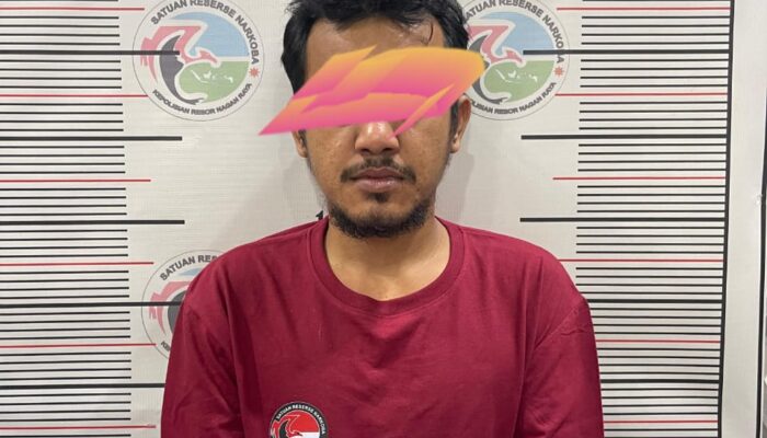Tim Polres Nagan Raya Tangkap  Tersangka Pengedar Sabu 