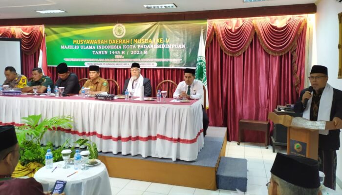 Ustadz Zulfan Efendi Hasibuan Kembali Pimpin MUI Padangsidimpuan