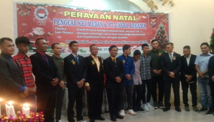 Pengcab KKI Kota Medan Dan PT Cakra Regama Gelar Perayaan Natal