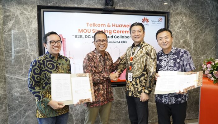 Telkom Dan Huawei Jalin Kerja Sama Strategis Buka Peluang Pangsa Pasar B2B Di Indonesia