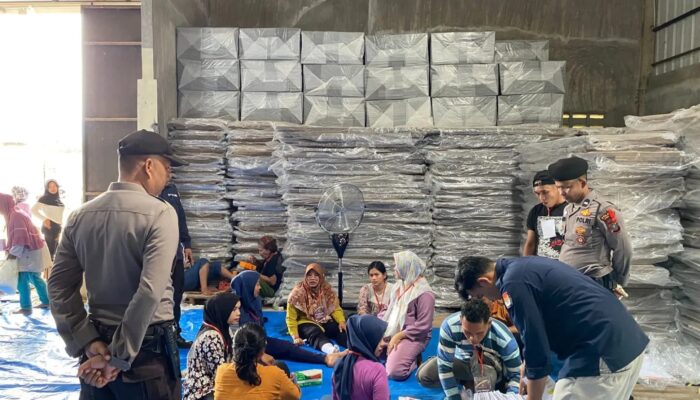 Polres, KPU Dan Bawaslu Tapteng Kawal Proses Pelipatan Surat Suara Pemilu