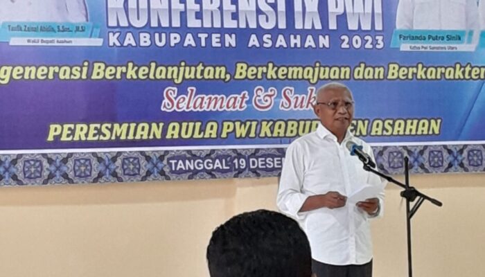 Sapriadi Wartawan Waspada Ketua PWI Asahan 2023-2026