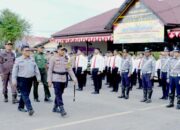 Polres Pidie Apel Gelar Pasukan Ops Lilin Seulawah 2023