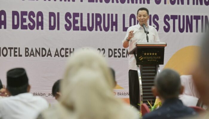 Pj Gubernur Ajak Keuchik Selesaikan Stunting