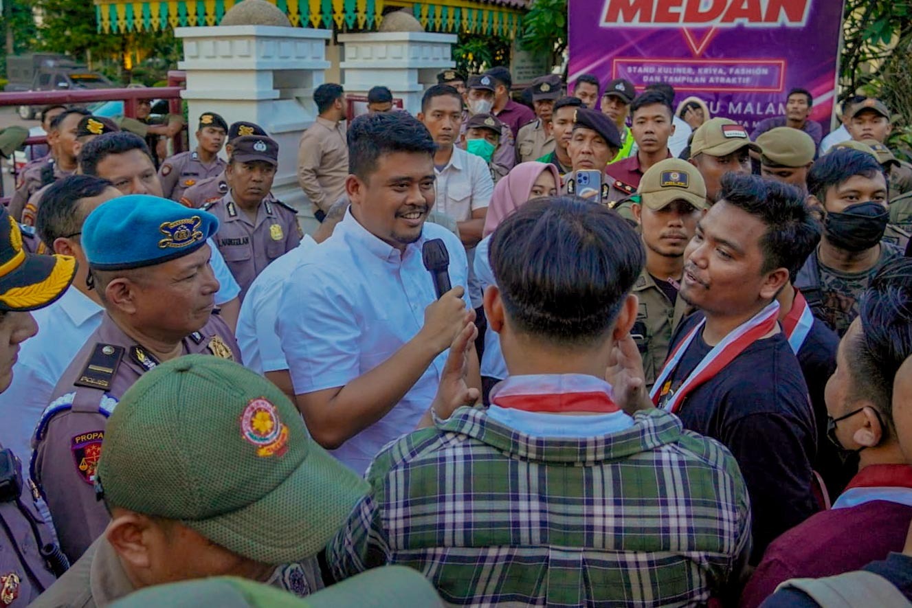 Bobby Nasution Ajak Dialog Massa GMNI, Jawab dan Jelaskan Semua Tuntutan yang Disampaikan