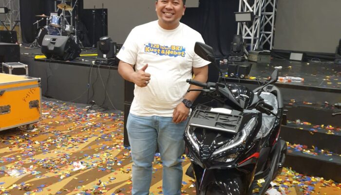 Pekerja BRI Medan Iskandar Muda Menangkan Grandprize Sepeda Motor